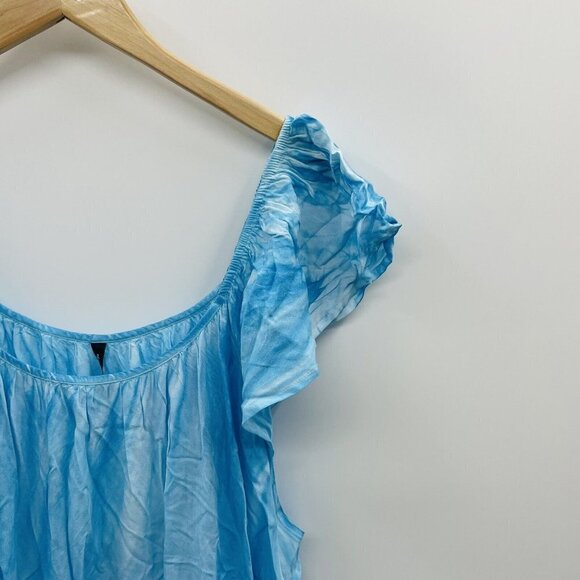 Raviya Womens Plus Size 3X Pigment-Wash Off-The-Shoulder Dress Swim Cover-Up $58 - Picture 3 of 7